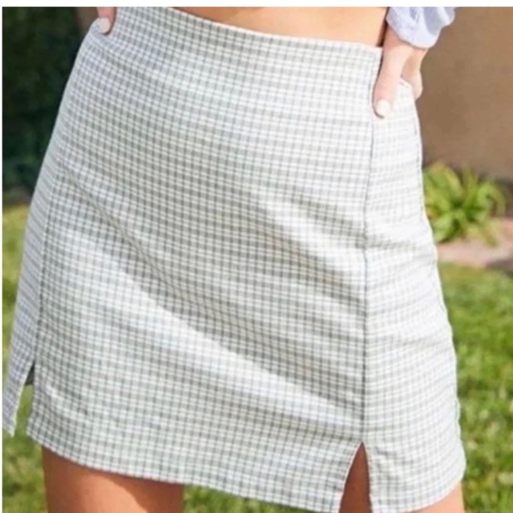 Brandy Melville Plaid Mini Skirt